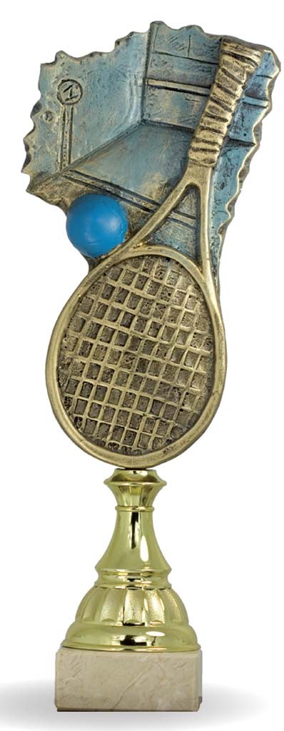 trofeo resina tenis 26 cm.