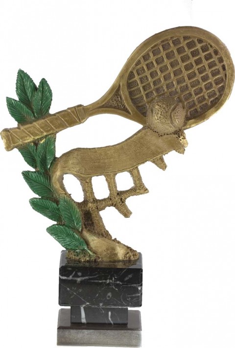 trofeo resina tenis 28 cm.
