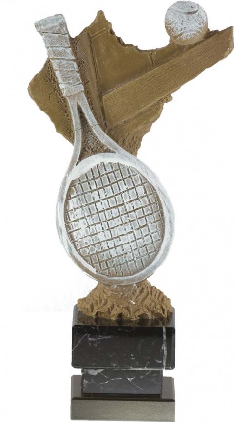 trofeo resina tenis 25 cm.