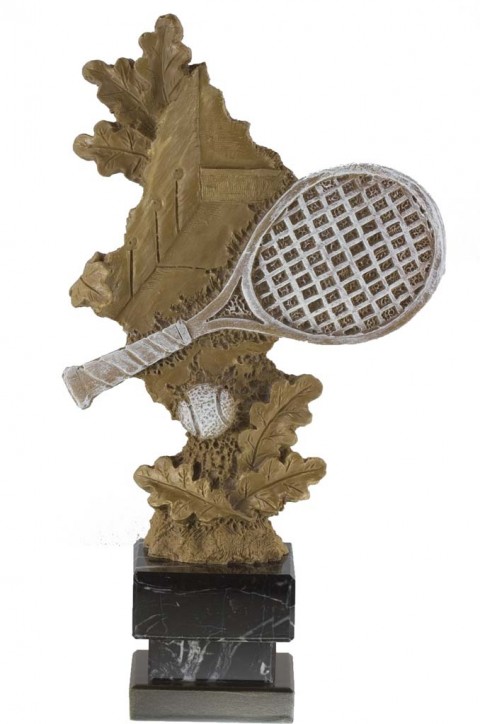 trofeo resina tenis 27 cm.