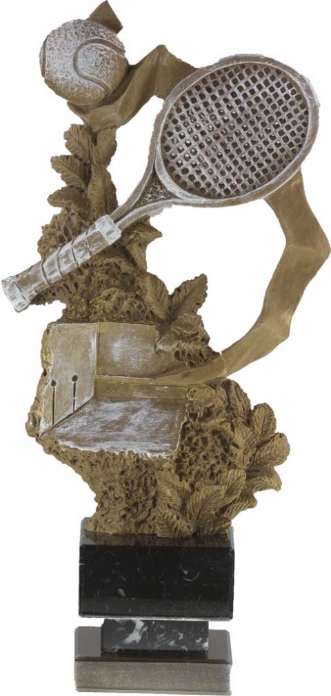 trofeo resina tenis 32 cm.