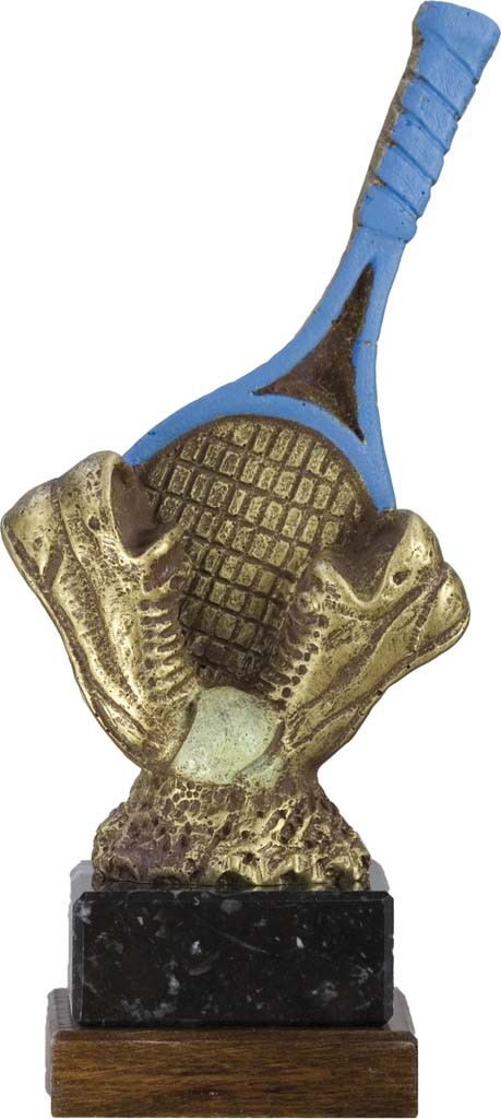 trofeo resina tenis 22 cm.