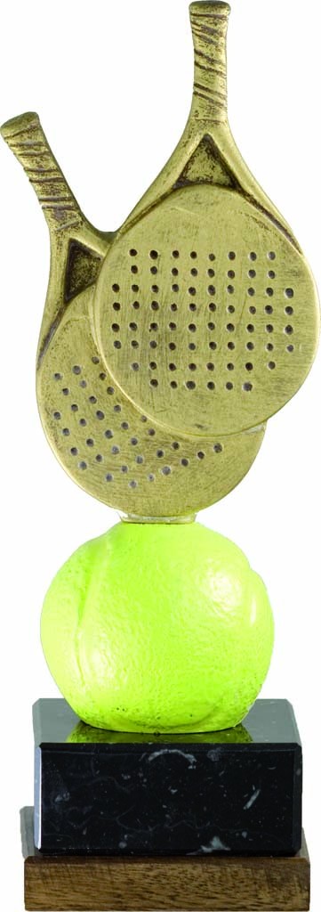 trofeo resina padel 22 cm.