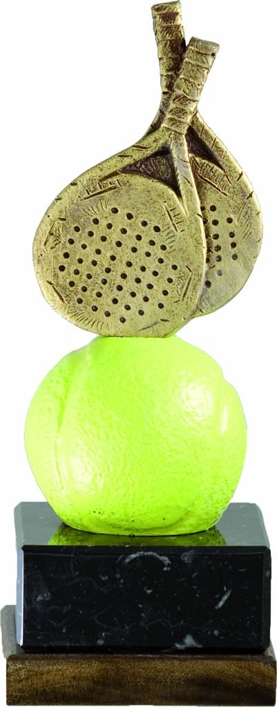 trofeo resina padel 18 cm.
