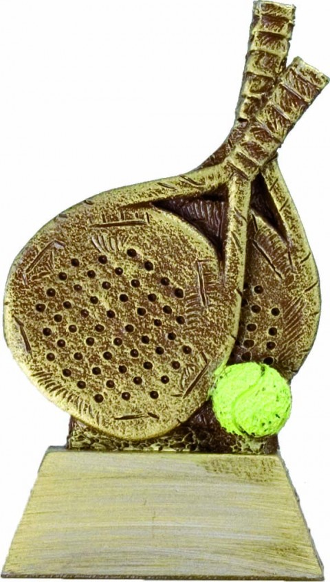 trofeo resina padel 12 cm.