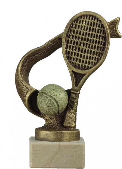 trofeo resina tenis 12 cm.