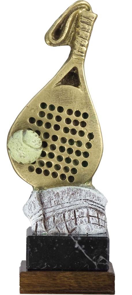 trofeo resina padel 23 cm.