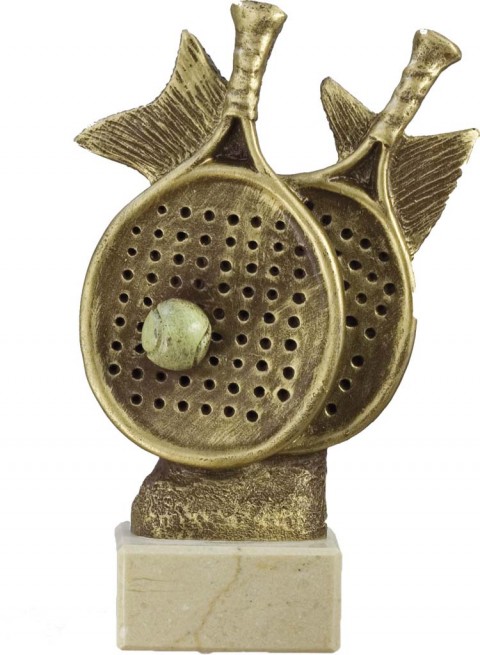 trofeo resina padel 13 cm.