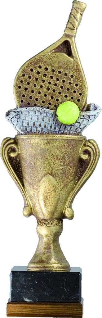 trofeo resina padel 29 cm.