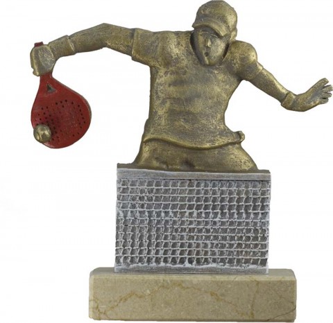 trofeo resina padel 22 cm.