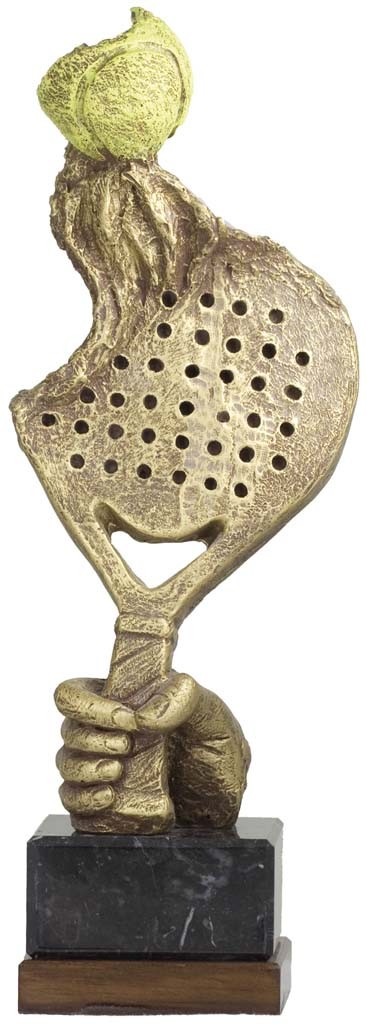trofeo resina padel 31 cm.