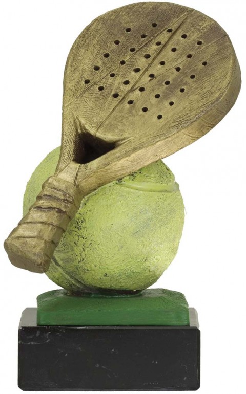 trofeo resina padel 13 cm.