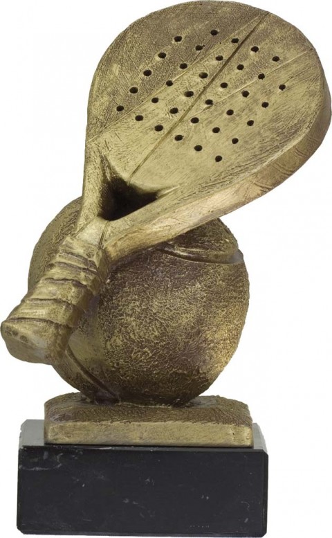 trofeo resina padel 13 cm.