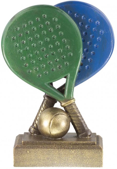 trofeo resina padel 20 cm.