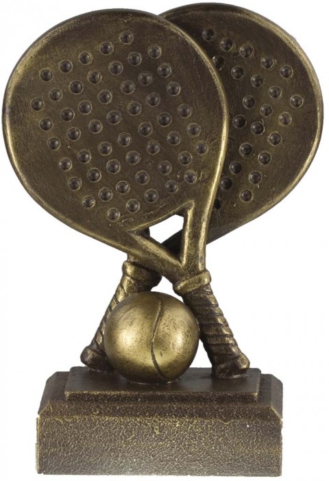 trofeo resina padel 20 cm.