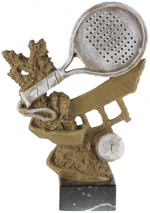 trofeo resina padel 29 cm.