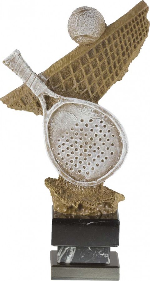 trofeo resina padel 25 cm.