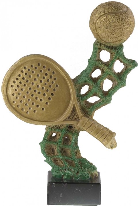 trofeo resina padel 25 cm.
