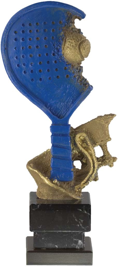 trofeo resina padel 24 cm.