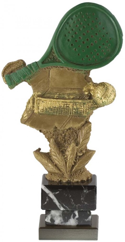 trofeo resina padel 25 cm.