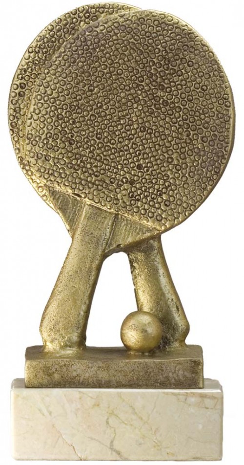 TROFEO RESINA PING PONG 18 cm.