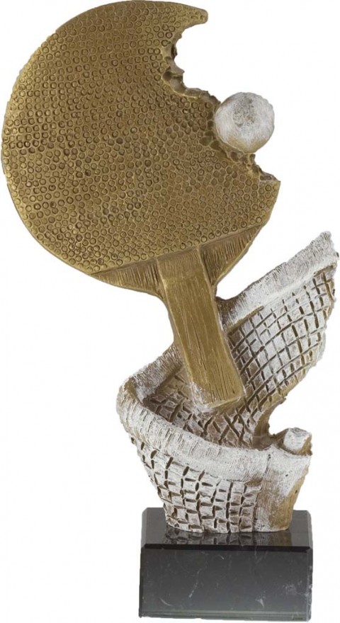 trofeo resina ping pong 24 cm.