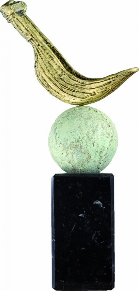 trofeo resina pelota vasca 19 cm.