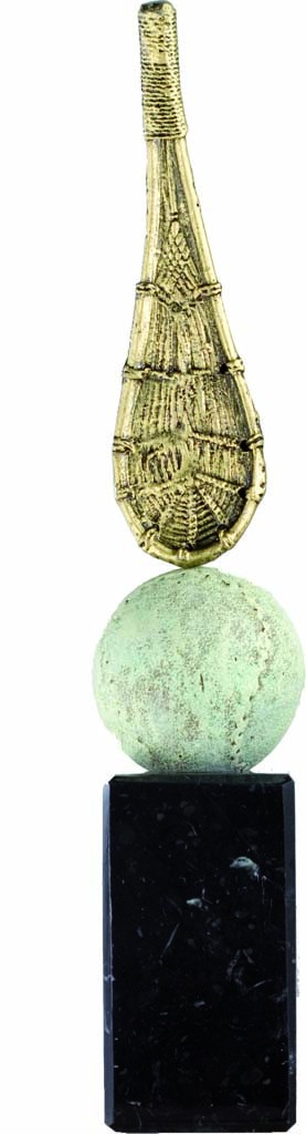 trofeo resina pelota vasca 25 cm.
