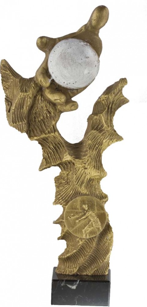 trofeo resina pelota vasca 33 cm.