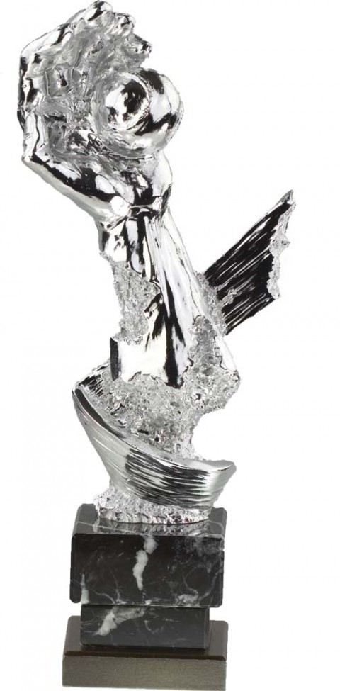 trofeo resina pelota vasca 26 cm.