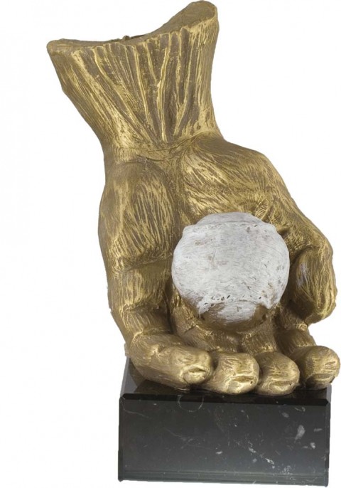 trofeo resina pelota vasca 20 cm.