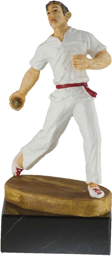 trofeo resina pelota vasca 26 cm.