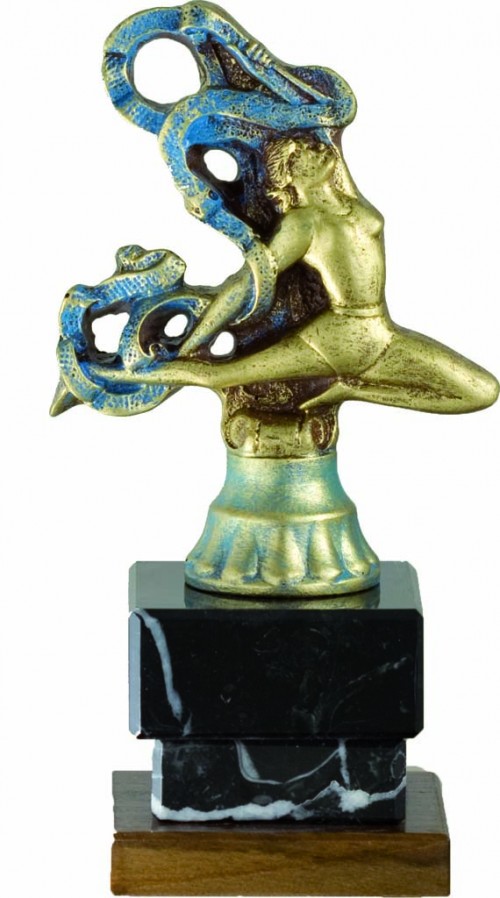 TROFEO RESINA GIMNASIA FEM. 15 cm.