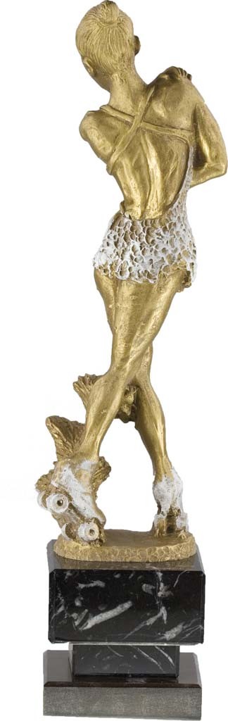 trofeo resina patinaje 33 cm.