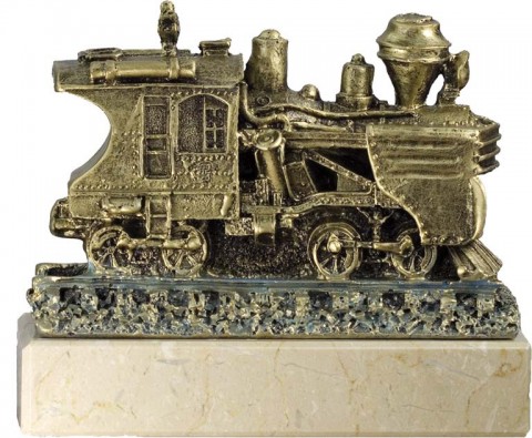 trofeo resina tren 15 cm.