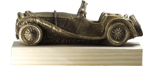 trofeo resina automovilismo 12 cm.