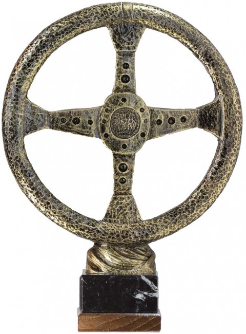 trofeo resina automovilismo 26 cm.