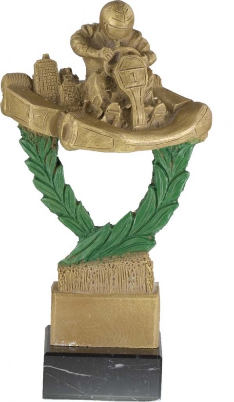 trofeo resina karts 14 cm.