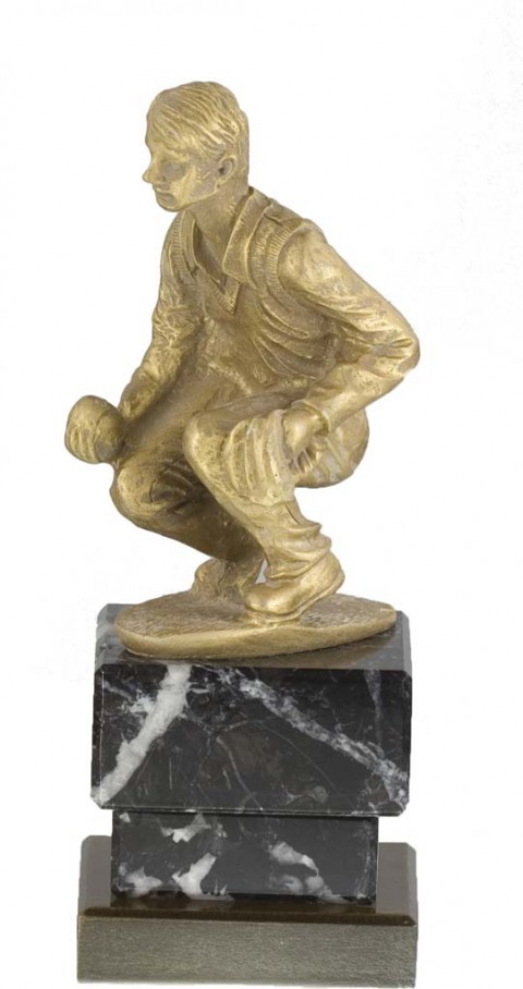 trofeo resina petanca 15 cm.