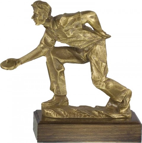 trofeo resina rana 20 cm.