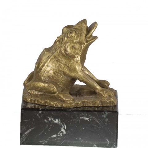 trofeo resina rana 13 cm.