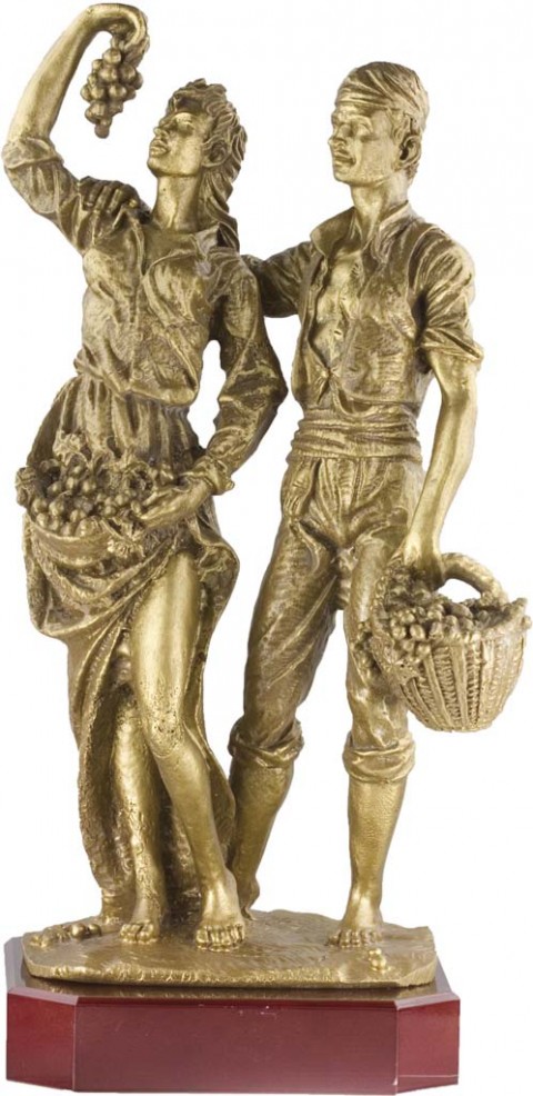 trofeo resina vitivinicola 45 cm.