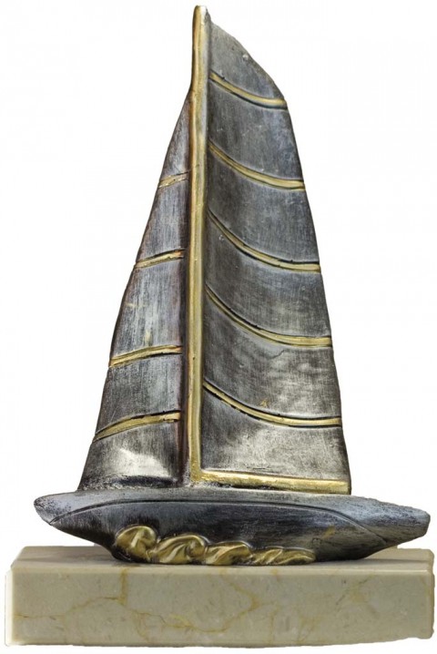 trofeo resina nautica 23 cm.