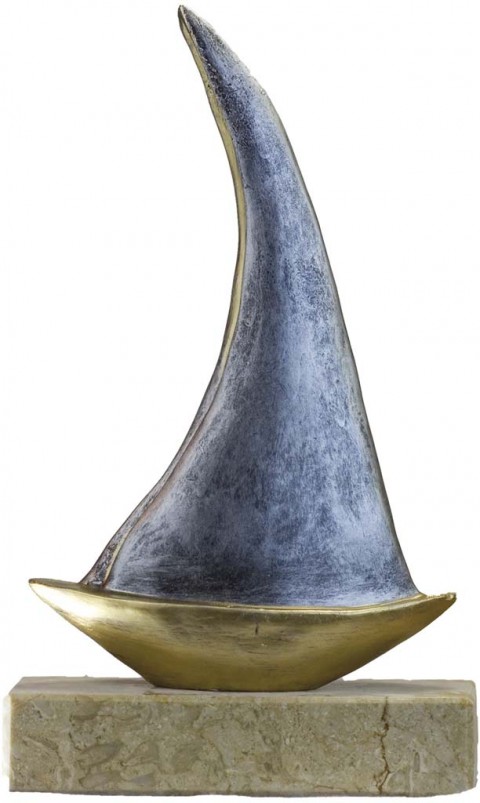 trofeo resina nautica 24 cm.