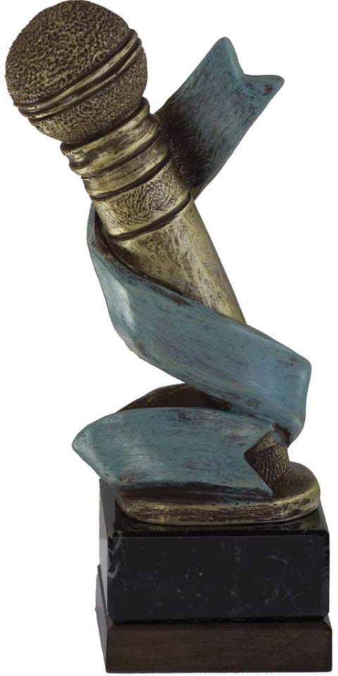 trofeo resina musica 19 cm.