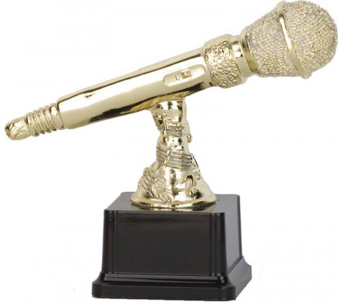 trofeo resina musica 17 cm.