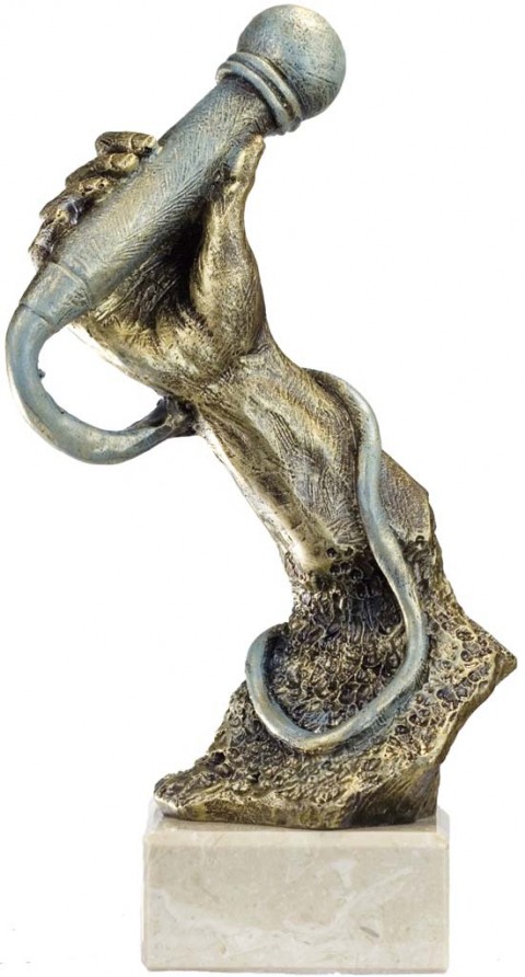 trofeo resina musica 21 cm.