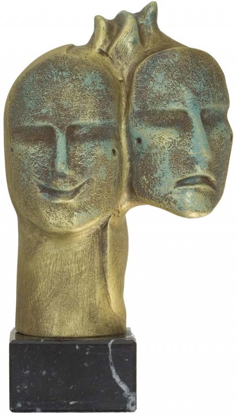 trofeo resina carnaval 22 cm.