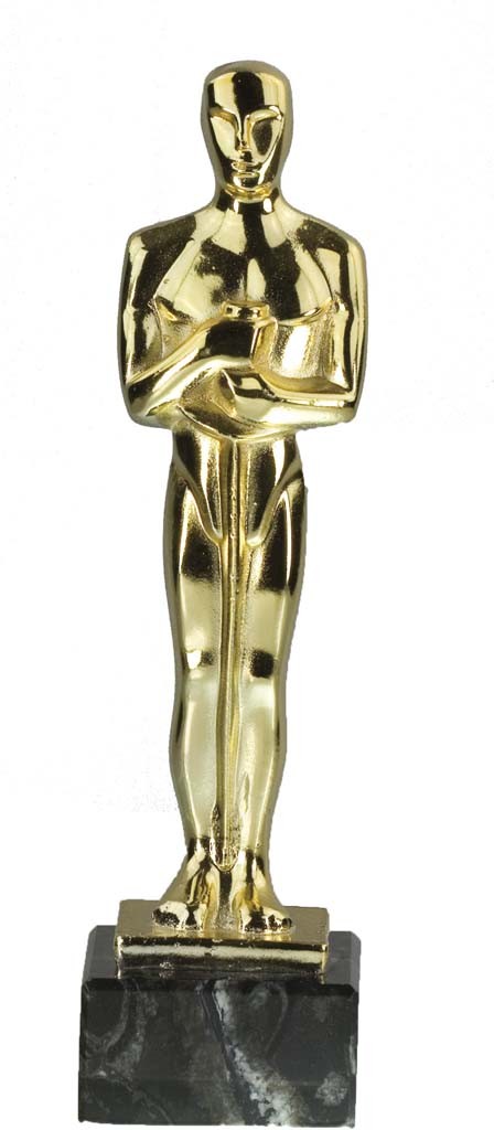 trofeo resina cine 21 cm.