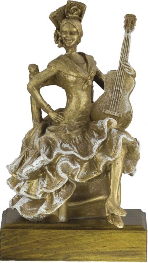 TROFEOS RESINA BAILE SEVILLANAS 22 cm.